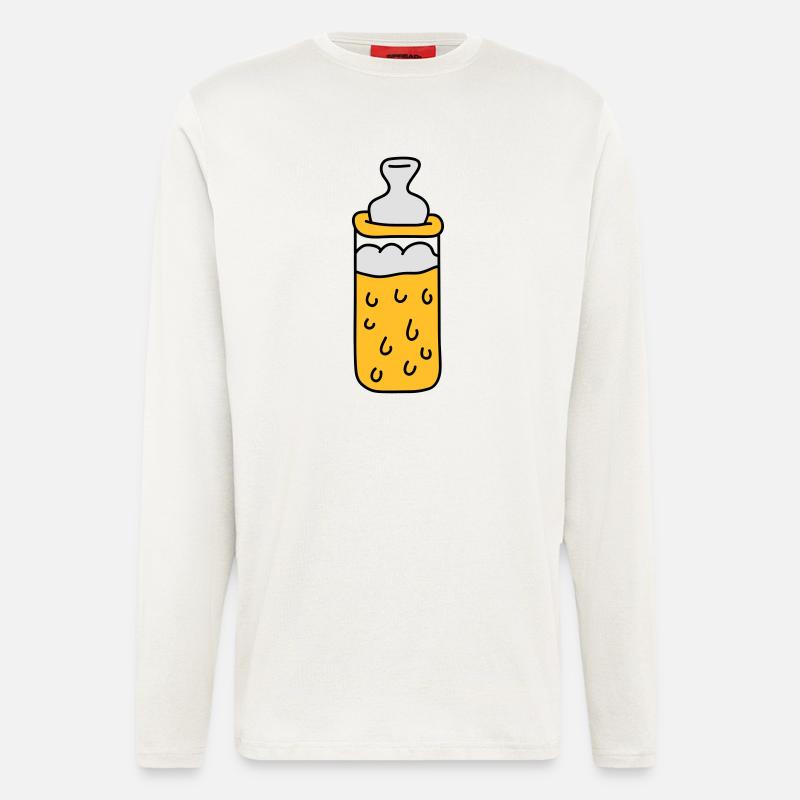 Baby Beer Bottle - Longsleeve - made by SPREAD  - OFF WHITE