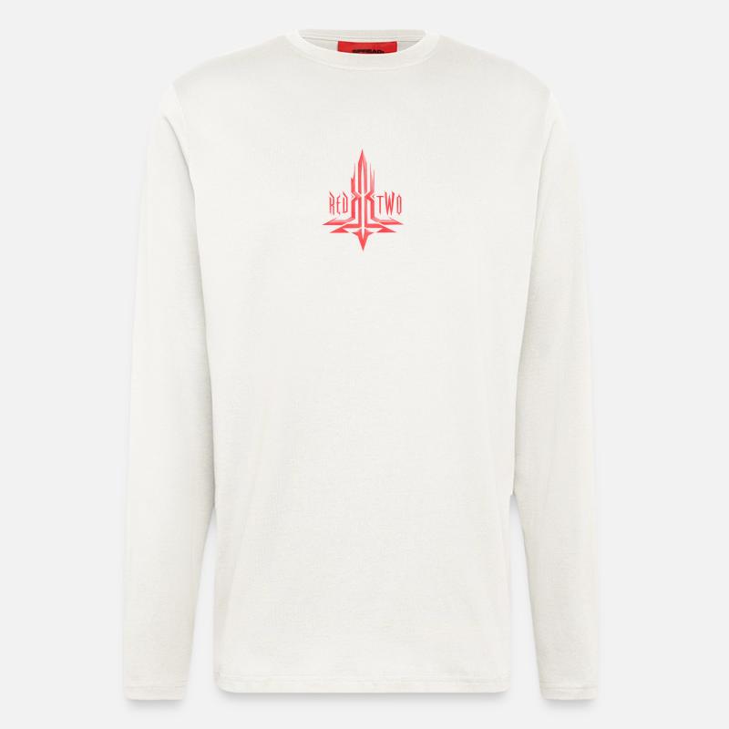 CROIX REDTWO - Manches longues bio décontracté fabriqué en UE - OFF WHITE