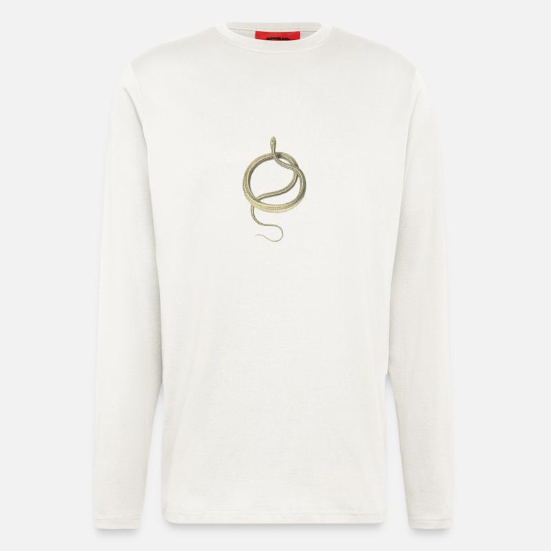 Schlange - Langarmshirt - made by SPREAD  - OFF WHITE