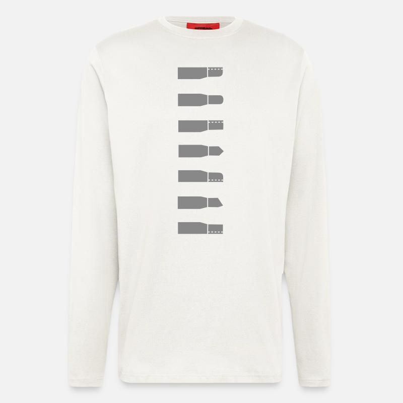 Lathe tools - Longsleeve - made by SPREAD  - OFF WHITE