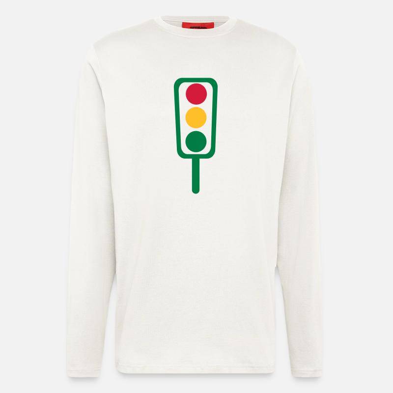 Ampel - Langarmshirt - made by SPREAD  - OFF WHITE