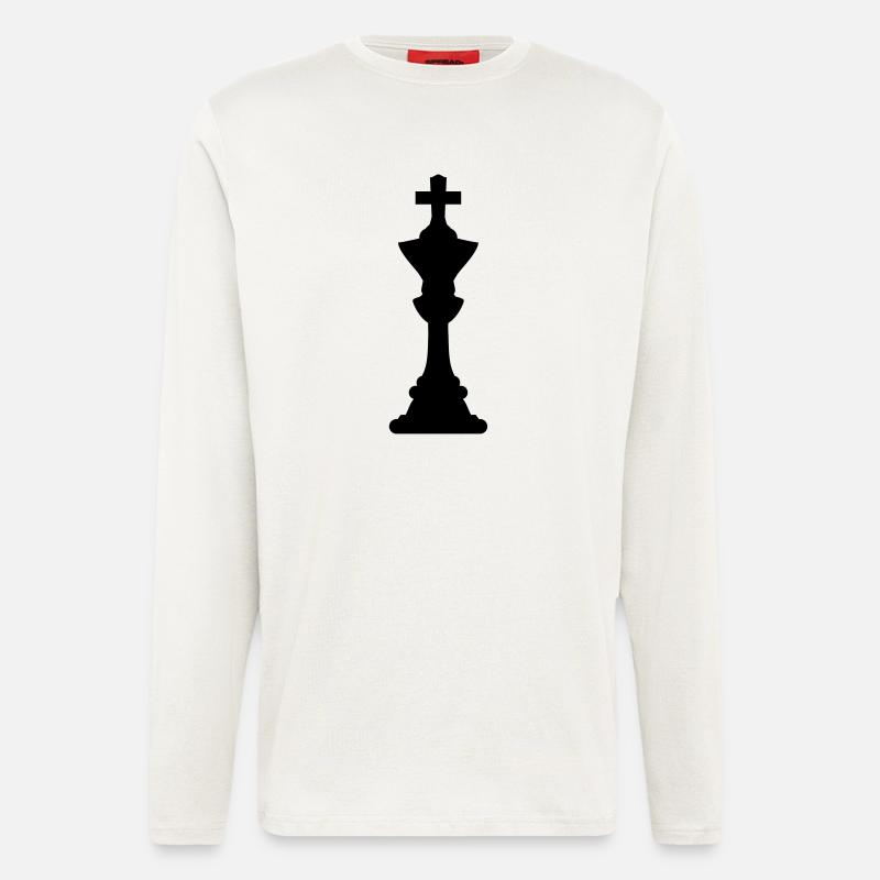 chess Silhouette - Longsleeve - made by SPREAD  - OFF WHITE