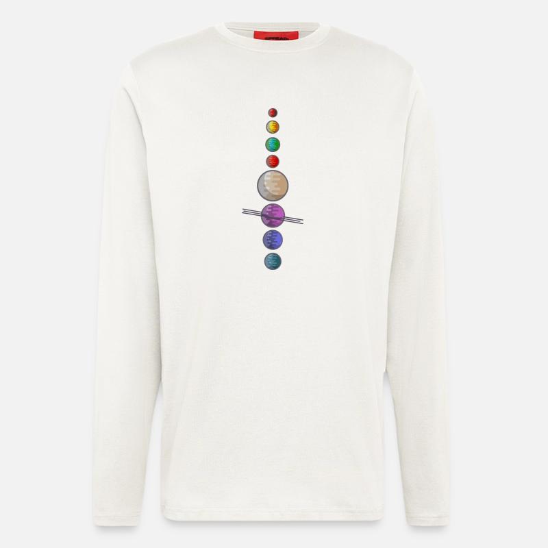Solar System - Longsleeve - made by SPREAD  - OFF WHITE