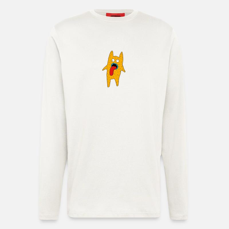 Yellow Doodle - Langarmshirt - made by SPREAD  - OFF WHITE