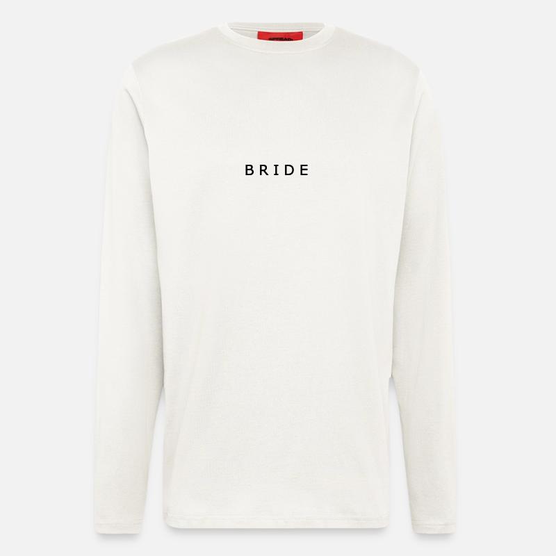 Bride - Manches longues bio décontracté fabriqué en UE - OFF WHITE