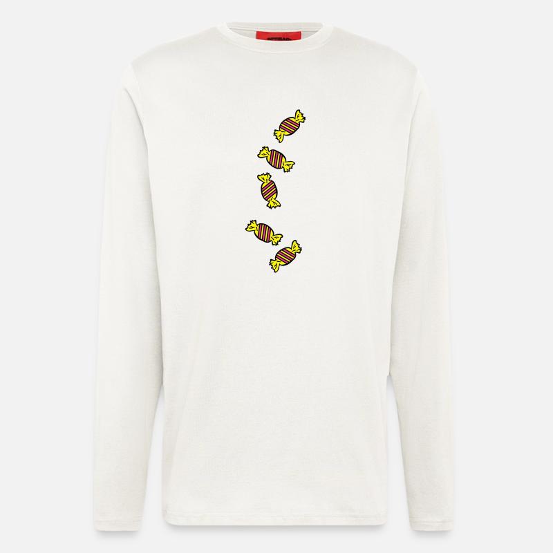 candy_sweets_ay3 - Langarmshirt - made by SPREAD  - OFF WHITE