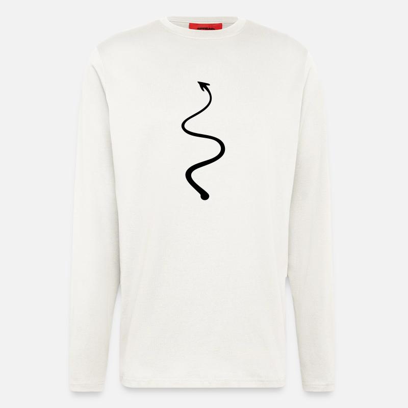 devil tail - Longsleeve - made by SPREAD  - OFF WHITE