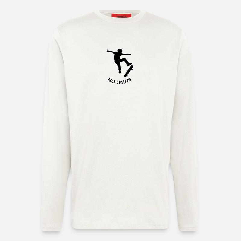 No Limits – Skateboard Dreams - Langarmshirt - made by SPREAD  - OFF WHITE