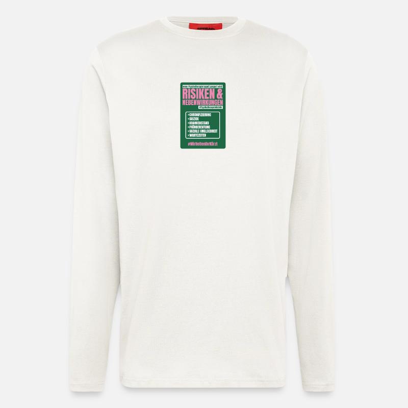 PSYCHO_03 - Langarmshirt - made by SPREAD  - OFF WHITE