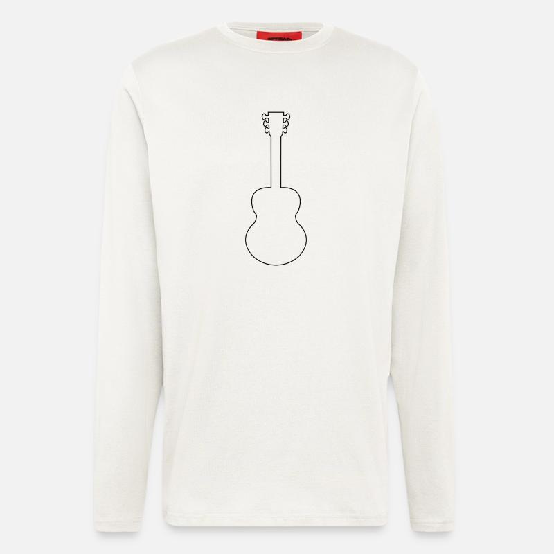 Acoustic Guitar - Longsleeve - made by SPREAD - OFF WHITE