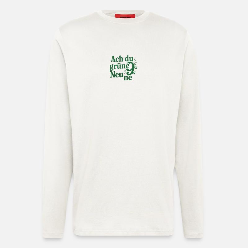 Ach du grüne Neune - Langarmshirt - made by SPREAD  - OFF WHITE