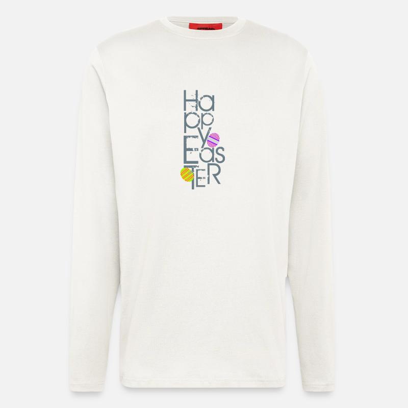 Happy Easter - Longsleeve - made by SPREAD  - OFF WHITE