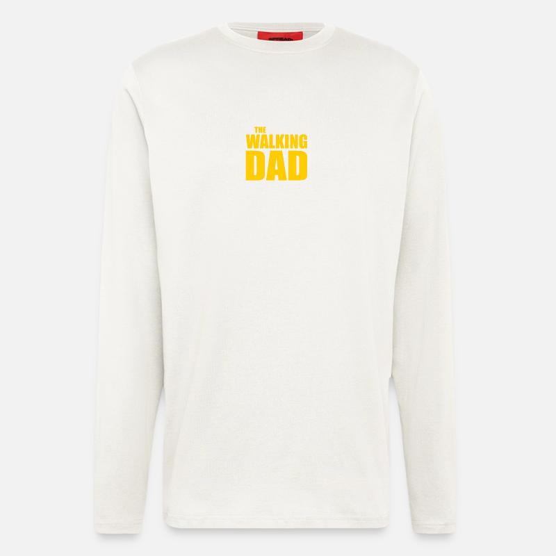 The walking dad - Langarmshirt - made by SPREAD  - OFF WHITE
