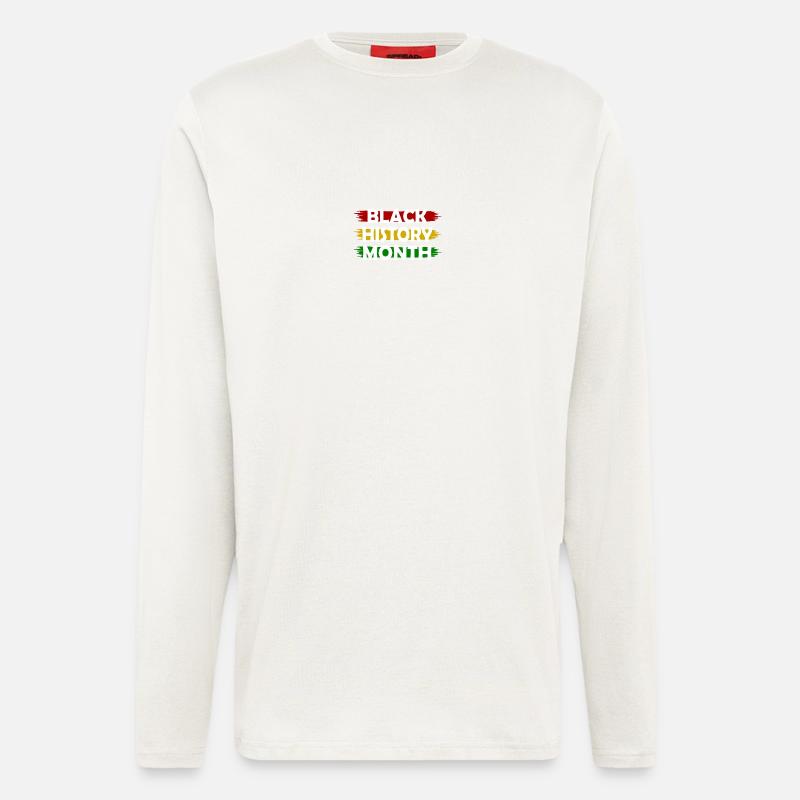 Black history month - Langarmshirt - made by SPREAD  - OFF WHITE