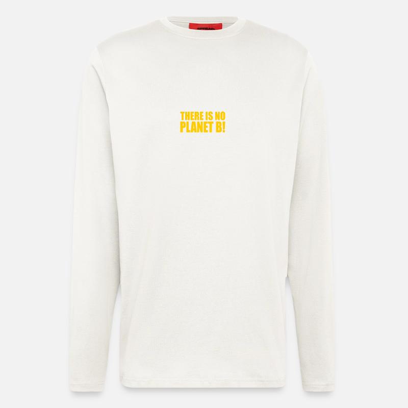 There is no planet B - Langarmshirt - made by SPREAD  - OFF WHITE