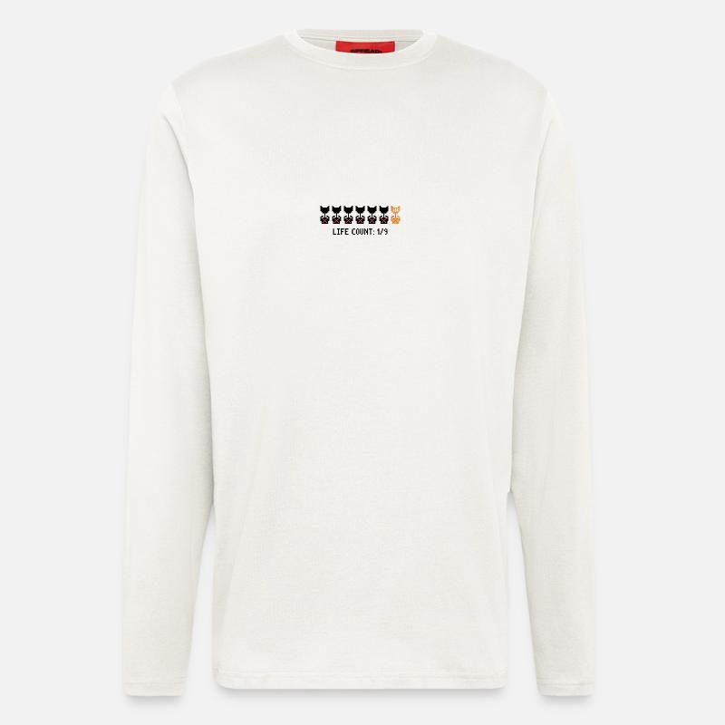 Endgültiges Leben - Langarmshirt - made by SPREAD  - OFF WHITE