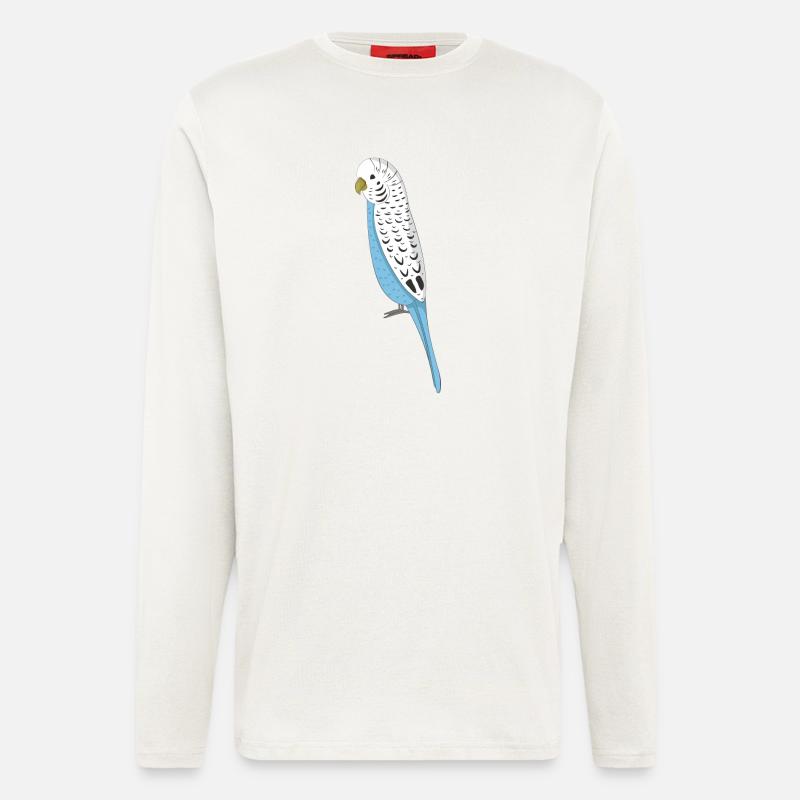 budgerigar - Longsleeve - made by SPREAD  - OFF WHITE