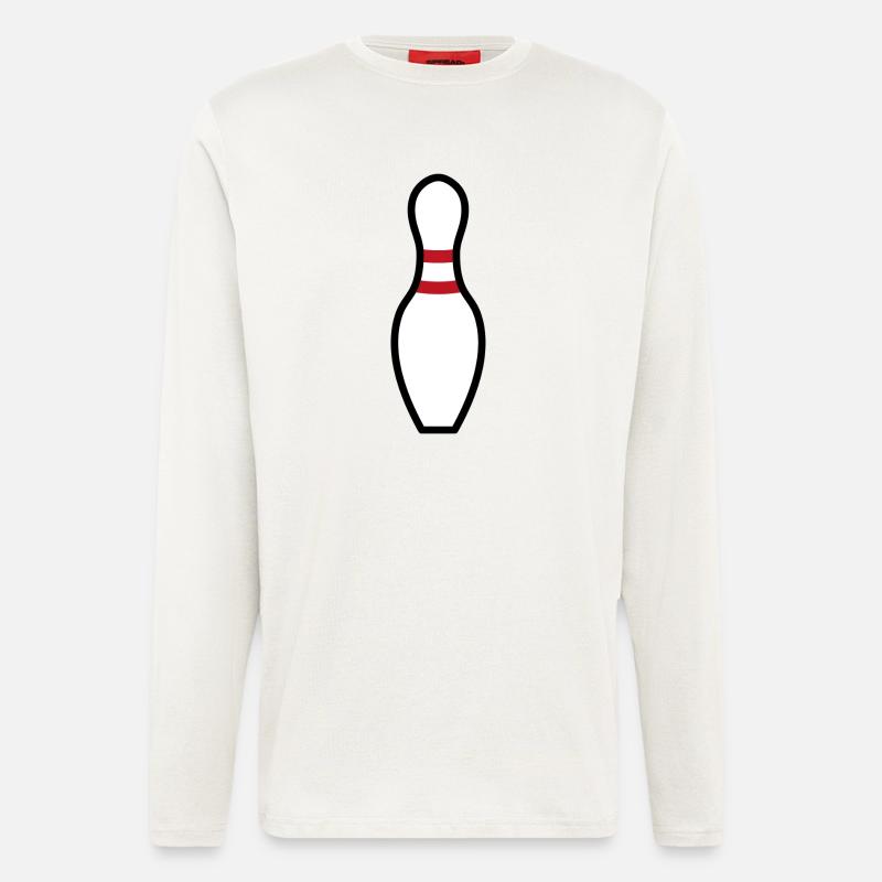 Bowling Pin - Langarmshirt - made by SPREAD  - OFF WHITE