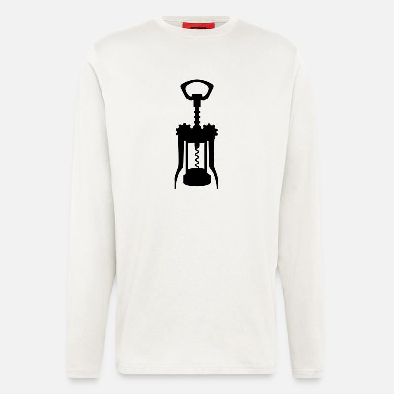 A corkscrew - Longsleeve - made by SPREAD  - OFF WHITE