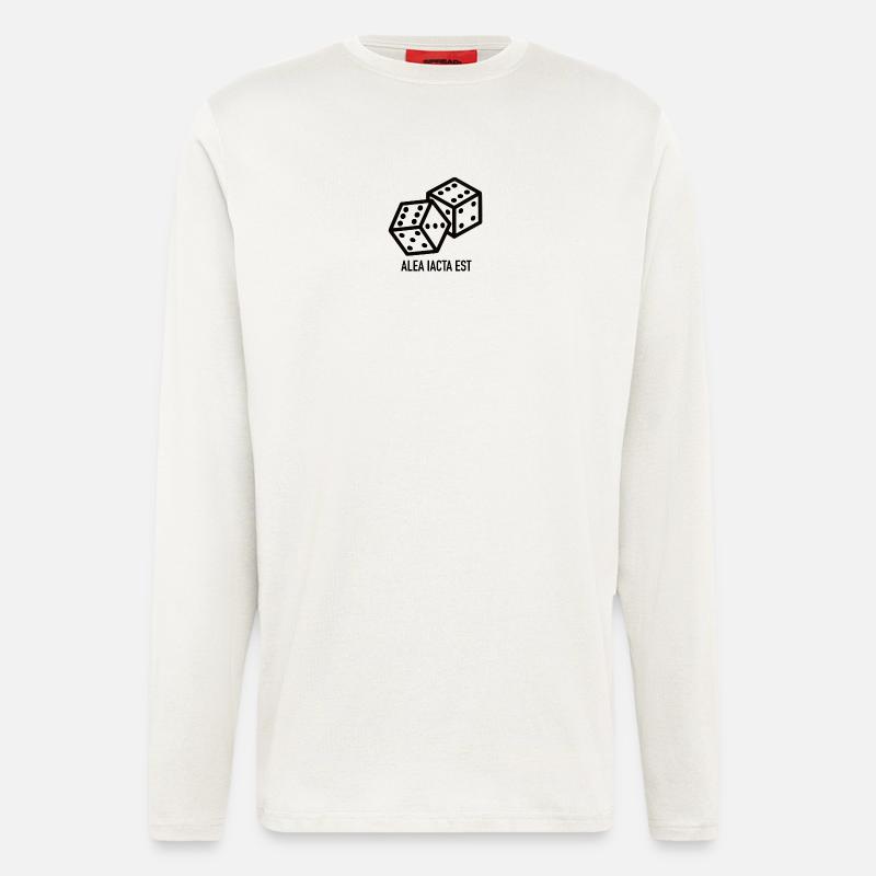Die Würfel sind gefallen - Langarmshirt - made by SPREAD  - OFF WHITE