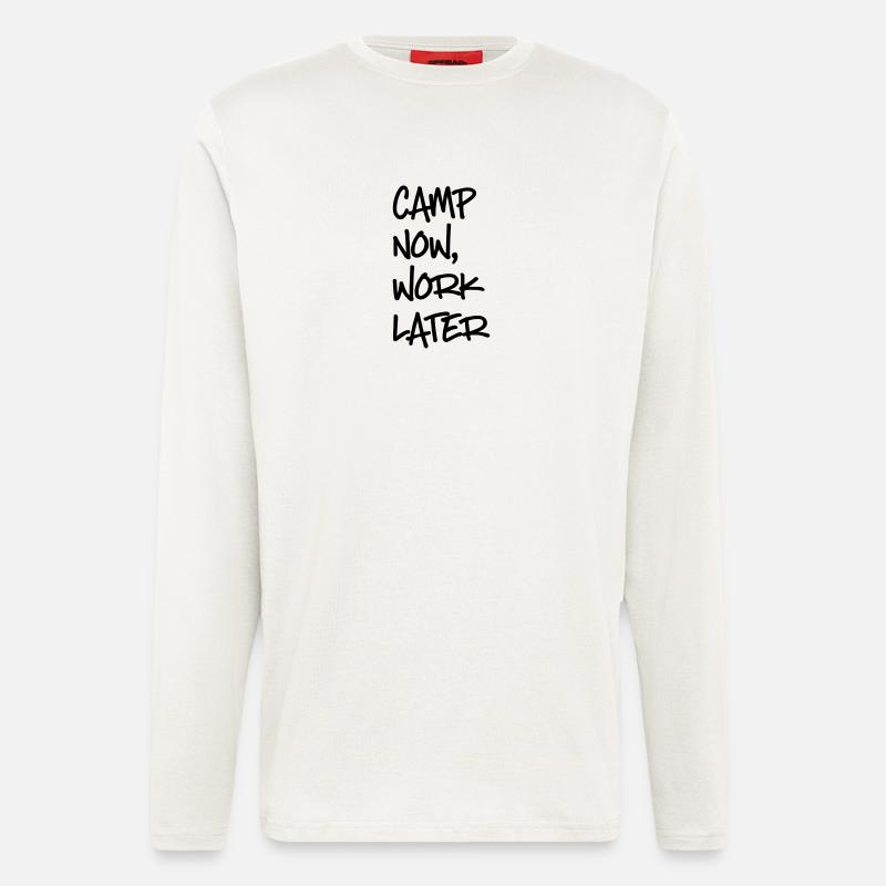 Camping - Langarmshirt - made by SPREAD  - OFF WHITE