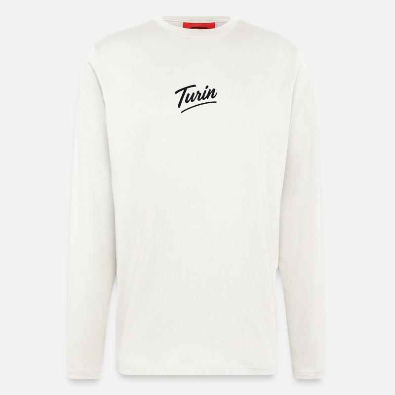 Turin Script Handlettering - Langarmshirt - made by SPREAD  - OFF WHITE