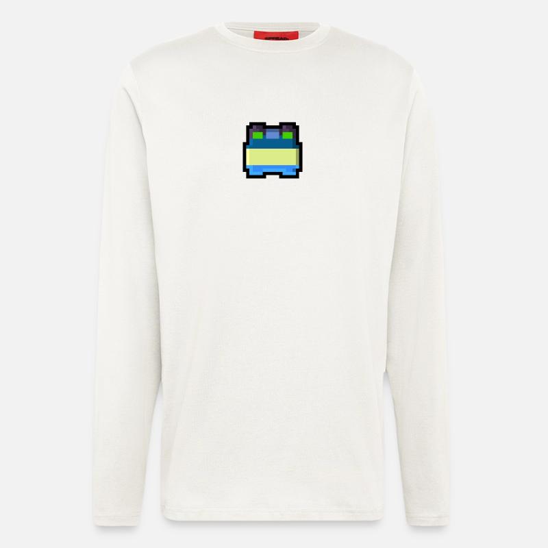 Pixel Smile - Langarmshirt - made by SPREAD  - OFF WHITE