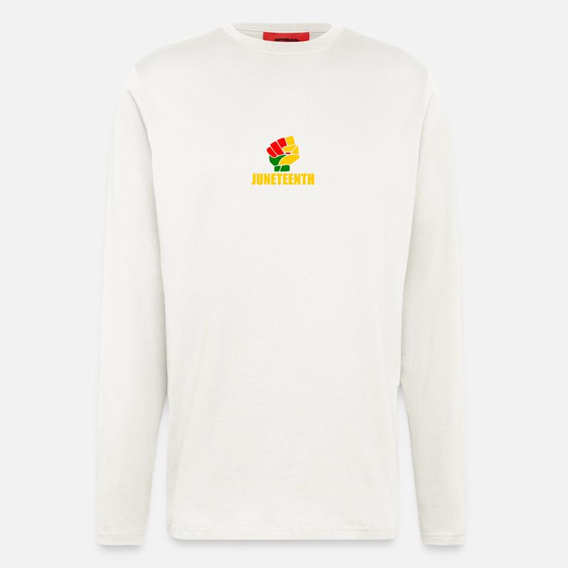juneteenth - Longsleeve - made by SPREAD  - OFF WHITE