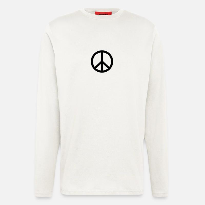 peace - Langarmshirt - made by SPREAD  - OFF WHITE