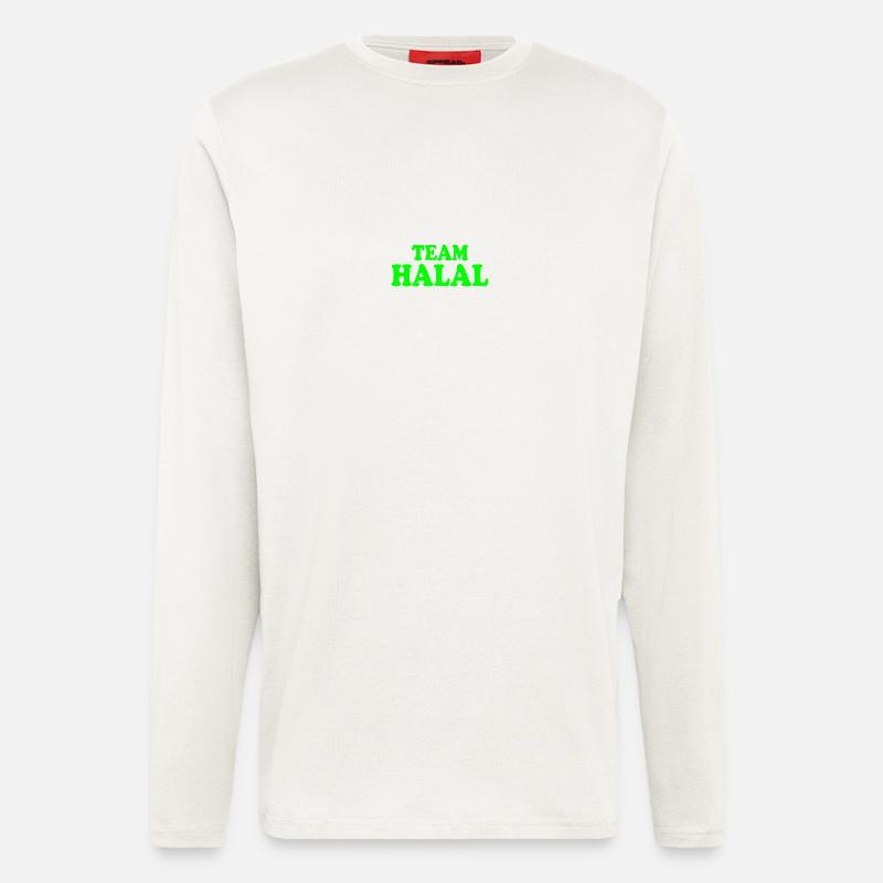 Team halal - Langarmshirt - made by SPREAD  - OFF WHITE
