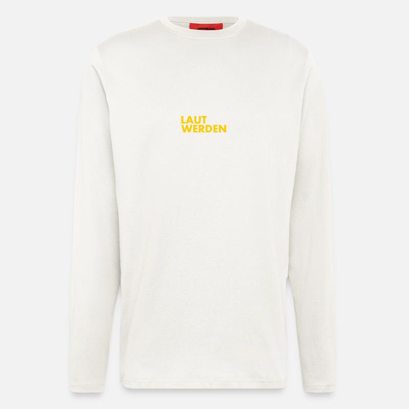 Laut werden - Langarmshirt - made by SPREAD  - OFF WHITE