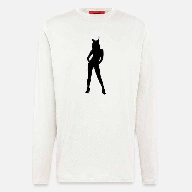 Woman as a devil - Longsleeve - made by SPREAD  - OFF WHITE