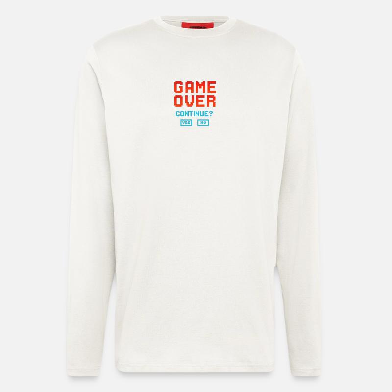 Game Over, Continue? - Longsleeve - made by SPREAD  - OFF WHITE