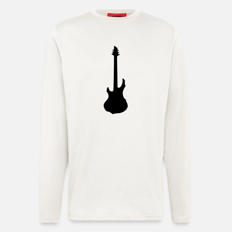 Guitar - Langarmshirt - made by SPREAD  - OFF WHITE