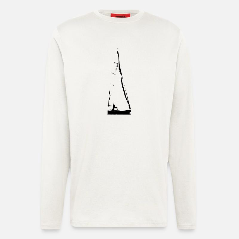 Sailing Boat - Langarmshirt - made by SPREAD  - OFF WHITE