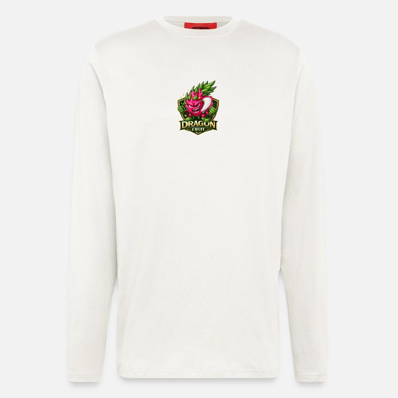 Drachenfrucht-Energetisches Maskottchen - Langarmshirt - made by SPREAD  - OFF WHITE