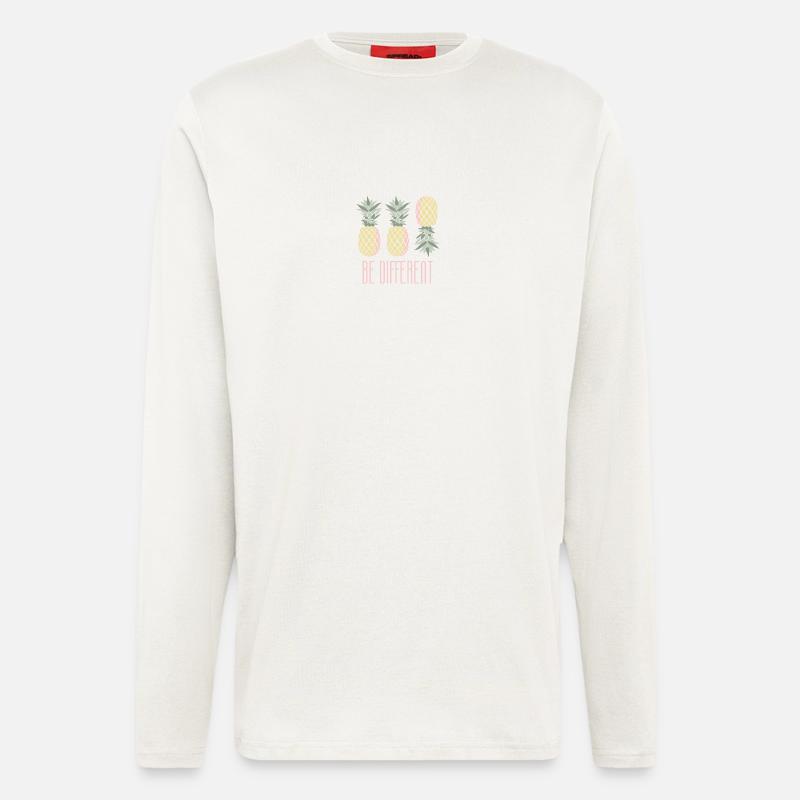 Pineapple Be Different - Longsleeve - made by SPREAD  - OFF WHITE