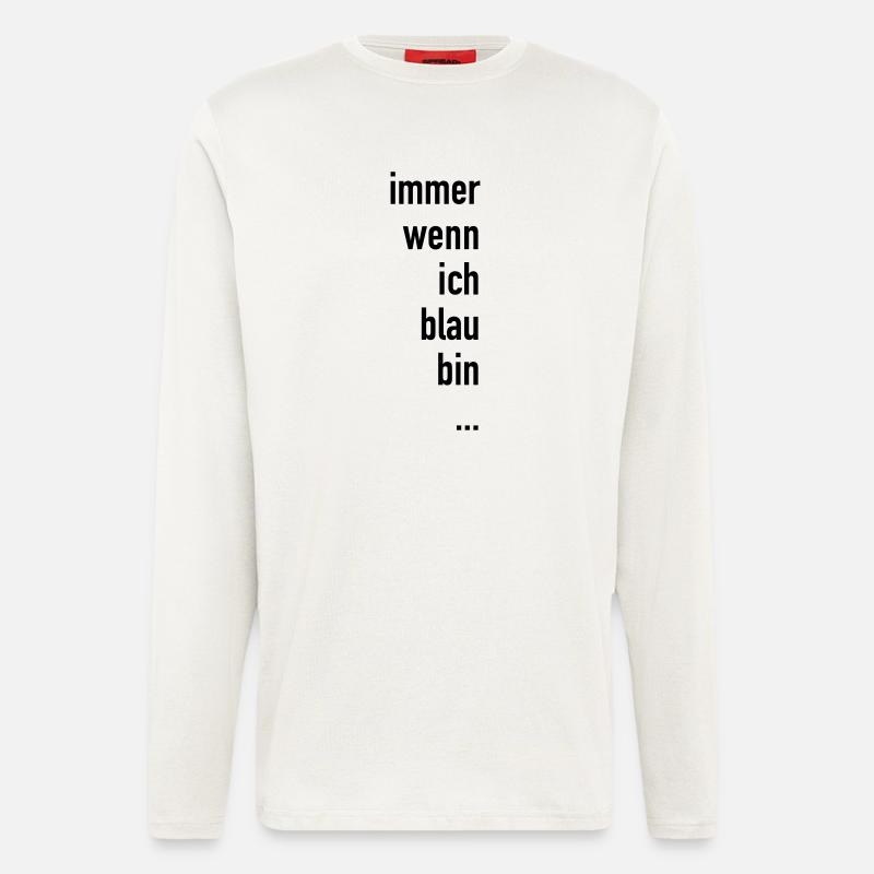 Blau Sein - Langarmshirt - made by SPREAD  - OFF WHITE