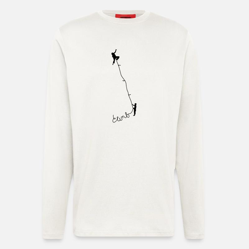 Climbing 1 - Longsleeve - made by SPREAD  - OFF WHITE