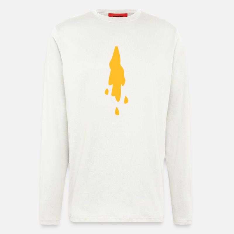 puke_shirt - Langarmshirt - made by SPREAD  - OFF WHITE
