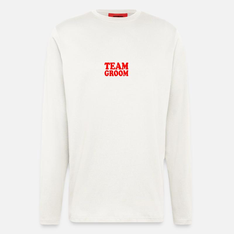 Team groom - Langarmshirt - made by SPREAD  - OFF WHITE