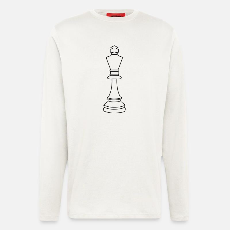 Chess king - Longsleeve - made by SPREAD  - OFF WHITE