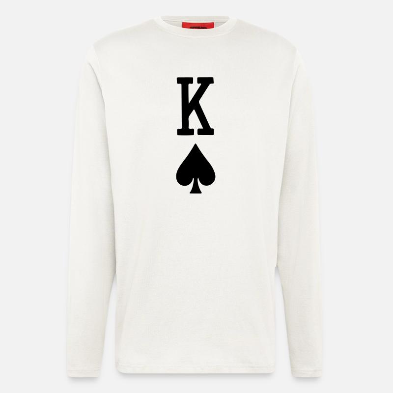 rette den König - Langarmshirt - made by SPREAD  - OFF WHITE