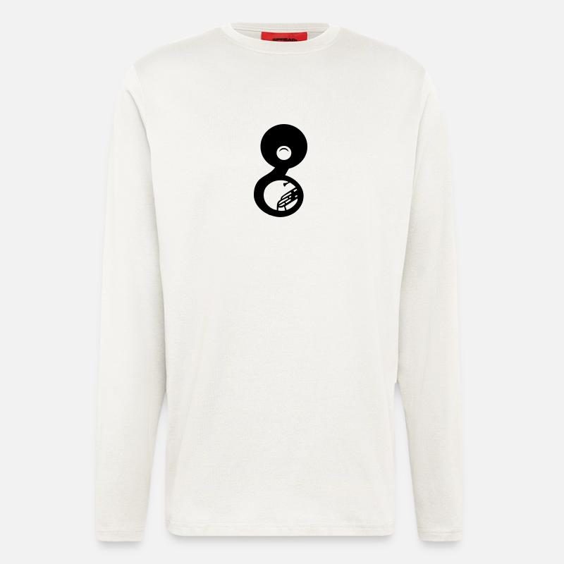 sousaphone. - Langarmshirt - made by SPREAD  - OFF WHITE