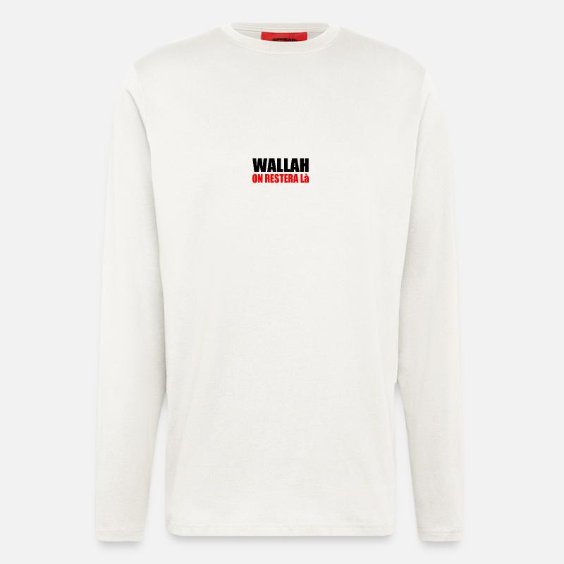Wallah wird es dabei belassen - Langarmshirt - made by SPREAD  - OFF WHITE