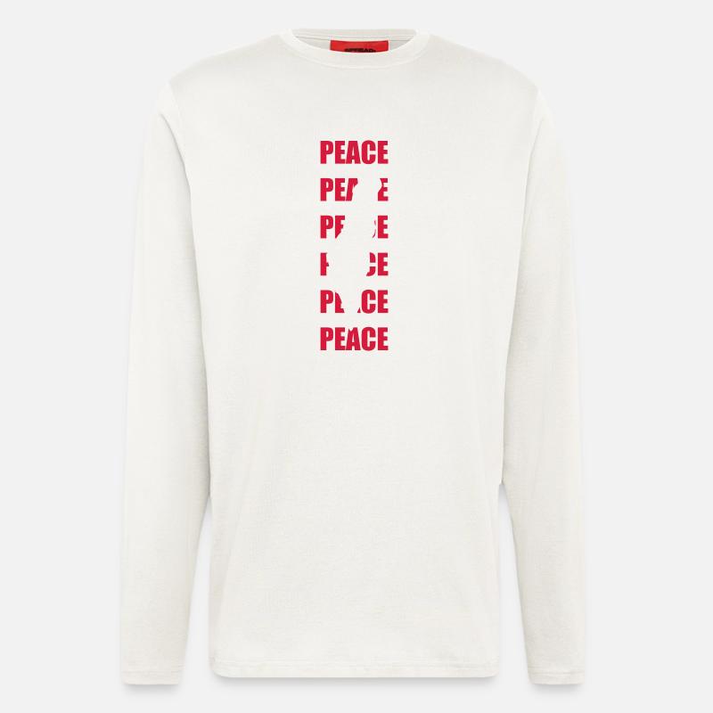 Peace Map - Longsleeve - made by SPREAD  - OFF WHITE
