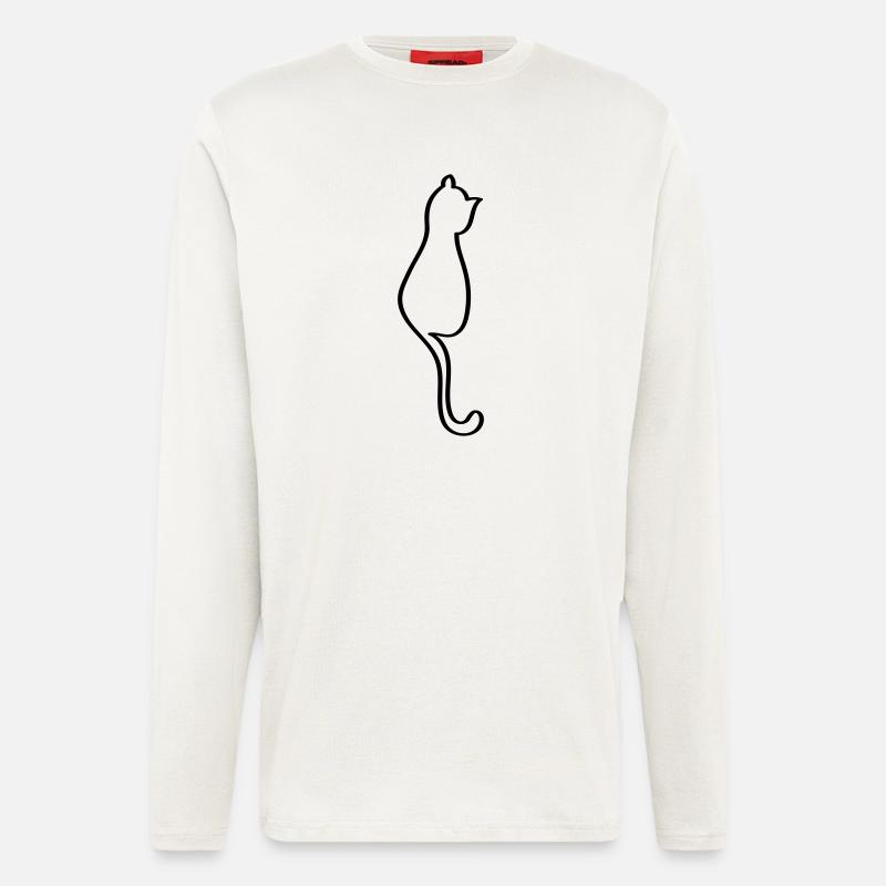 Cat - Longsleeve - made by SPREAD  - OFF WHITE