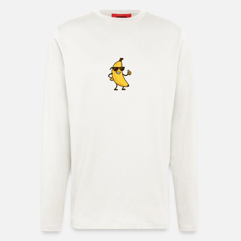 Banana Comic - Longsleeve - made by SPREAD  - OFF WHITE
