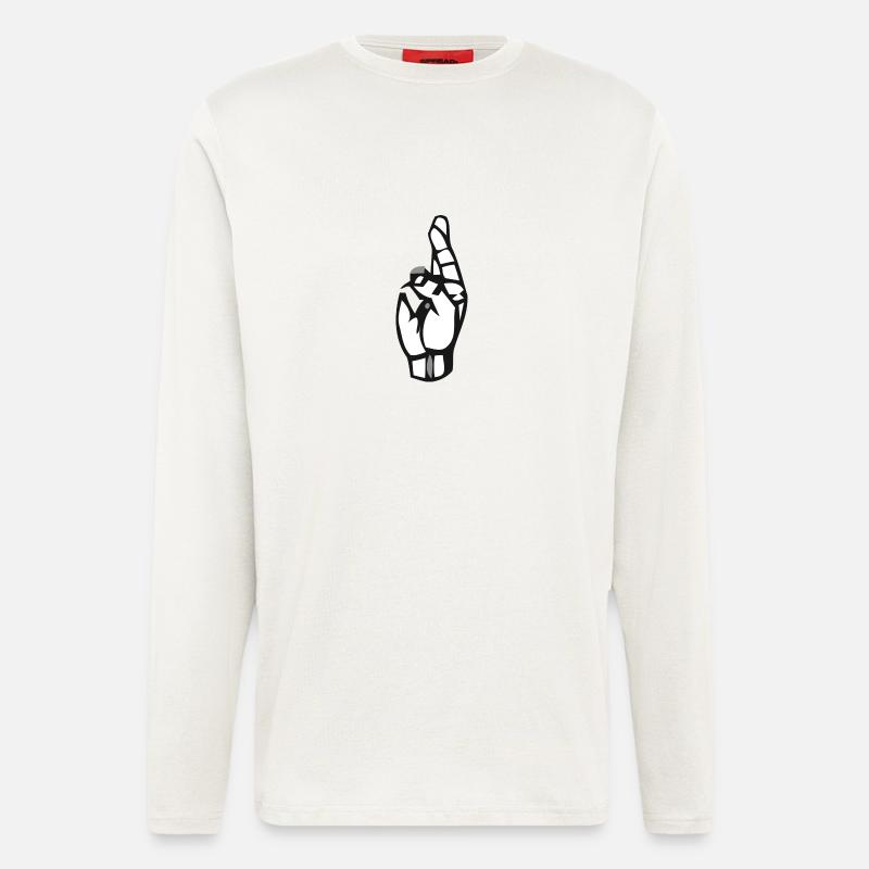 Lüge - Langarmshirt - made by SPREAD  - OFF WHITE