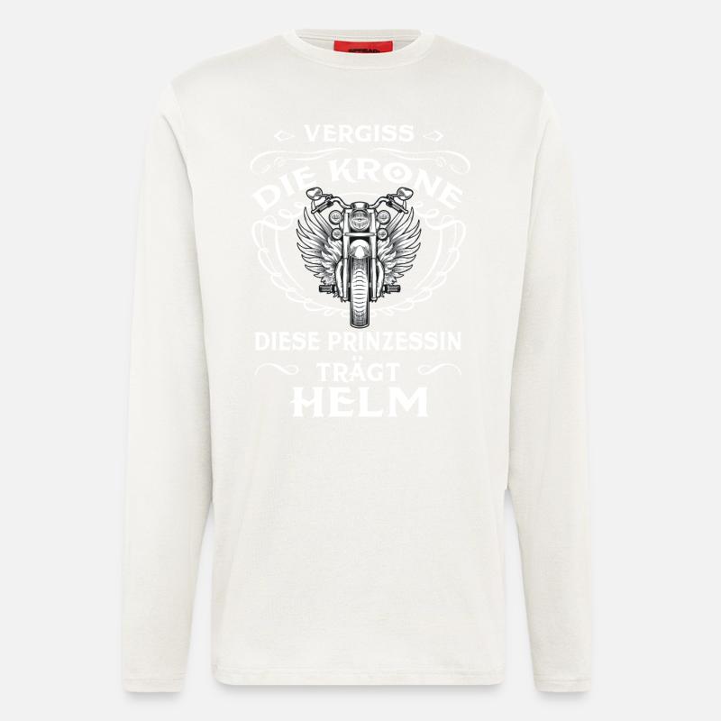 Prinzessin mit Helm - Langarmshirt - made by SPREAD  - OFF WHITE